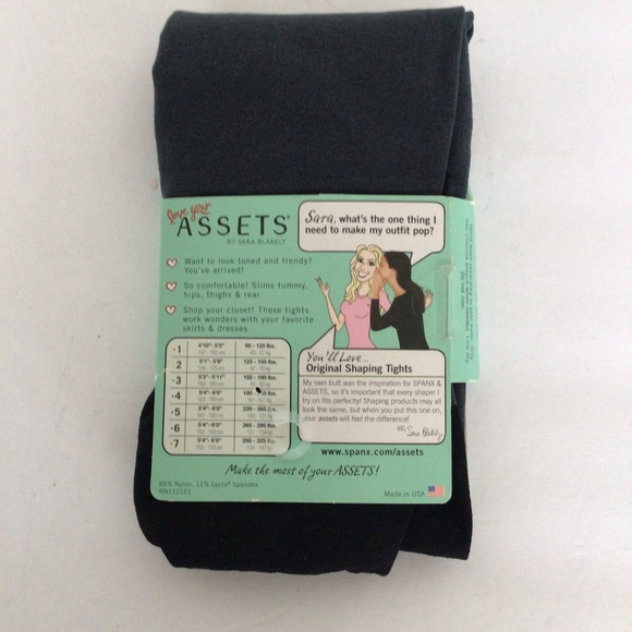 SPANX ASSETS - GREY SHAPING TIGHTS SIZE 4 (tag indicates brown) - Picture 9 of 13